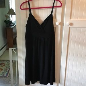 Black knit dress
